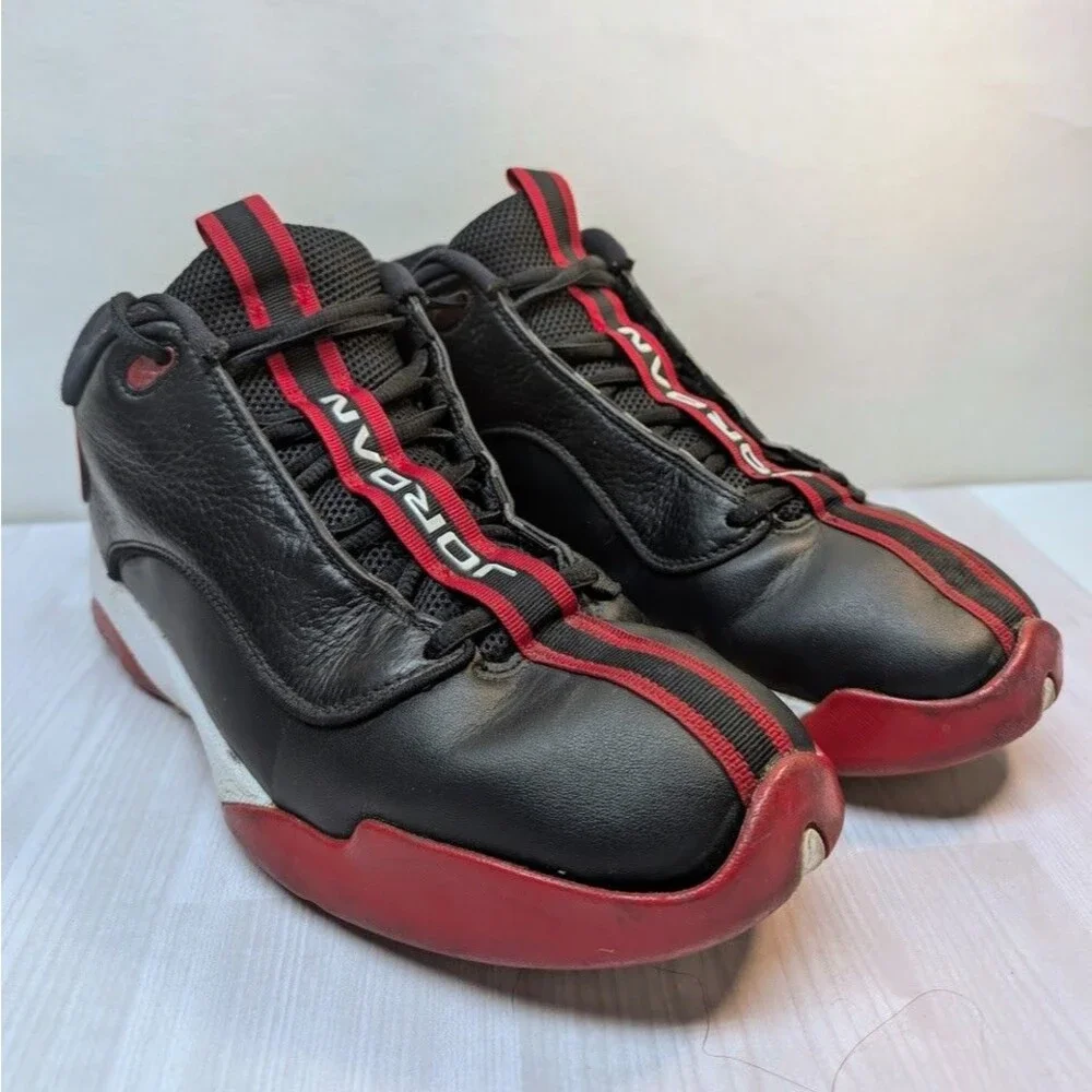 Nike Air Jordan Jumpman Pro Shoe Black/Red Men’s 11 Mid Classic Retro Basketball